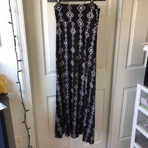 Long Strapless Dress
